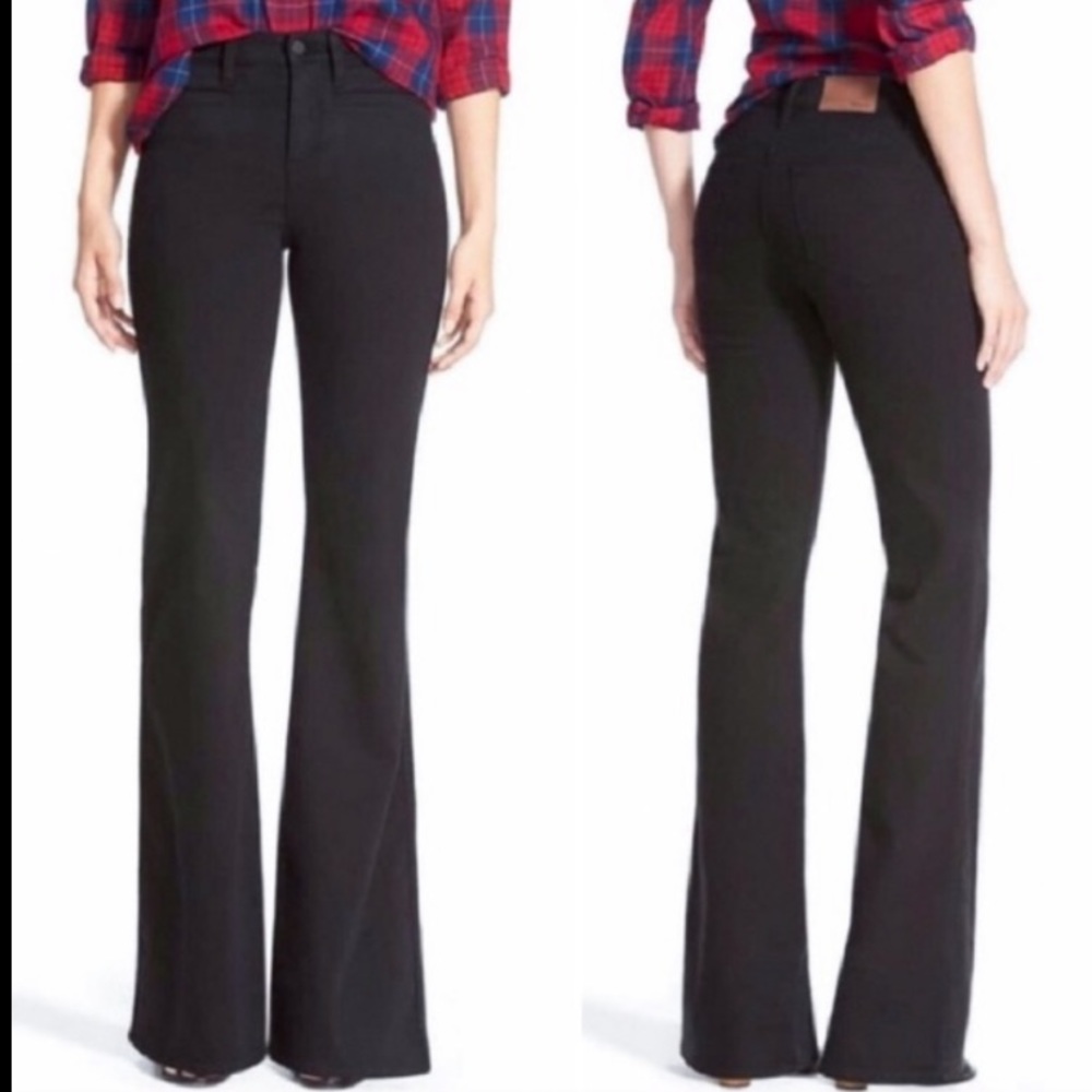 Madewell Flea Market Flare in Black